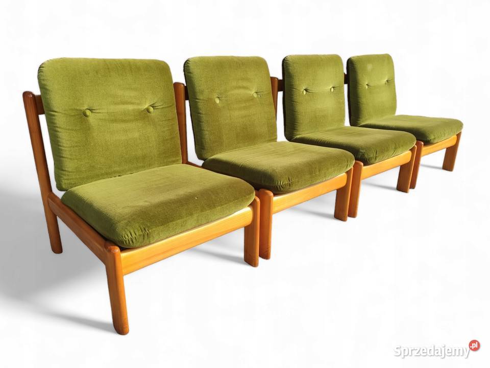 4 fotele vintage Wilhelm Knoll Niemcy lata 5060 Gryfice