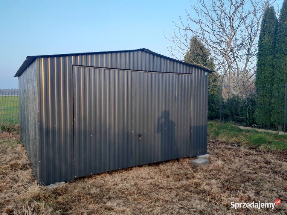 Garaż blaszany 4x5 dwuspadowy świętokrzyskie Sandomierz sprzedam