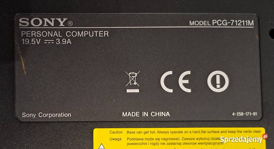 laptop Sony Vaio VPCEB3M1E Intel Core i3 Opole