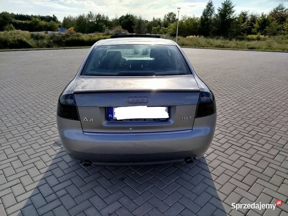 A4 B6 18 TURBO BFB Benzyna Gaz sekwencja 2003 lakier metallic Świdnik