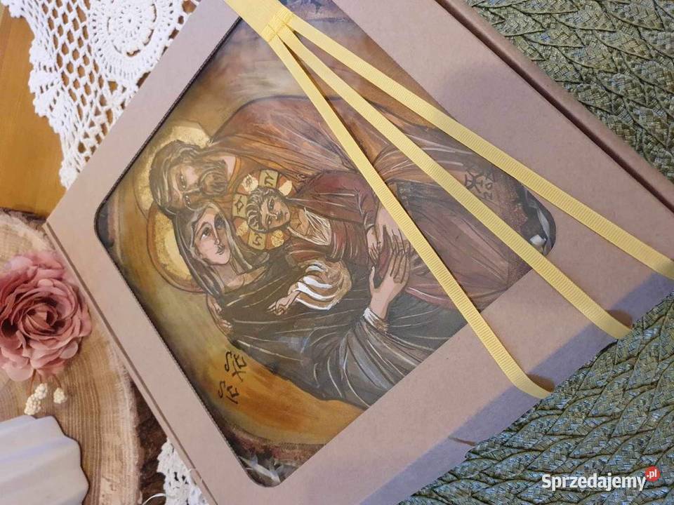 Obraz ręcznie malowany ŚwRodzina podkarpackie Strzyżów