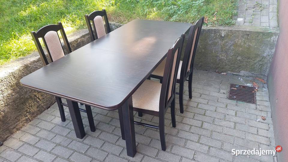 Stół rozsuwany plus krzesła Poznań