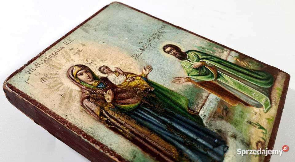 Ikona Matka Boża Modeńska Kosińska XIXw 0123 Warszawa