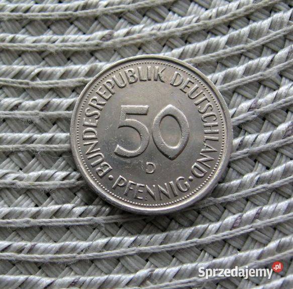Niemcy 50 fenigów 1990 D Kalisz sprzedam