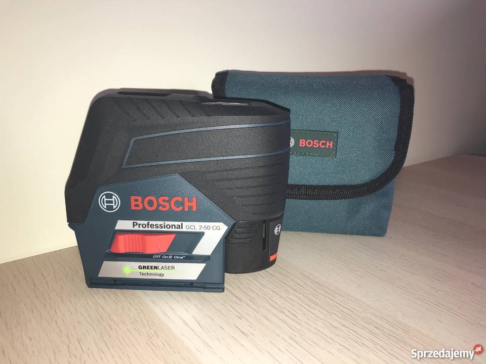 Laser krzyżowy Bosch GCL 250CG akumulator 20Ah opolskie Strzelce Opolskie