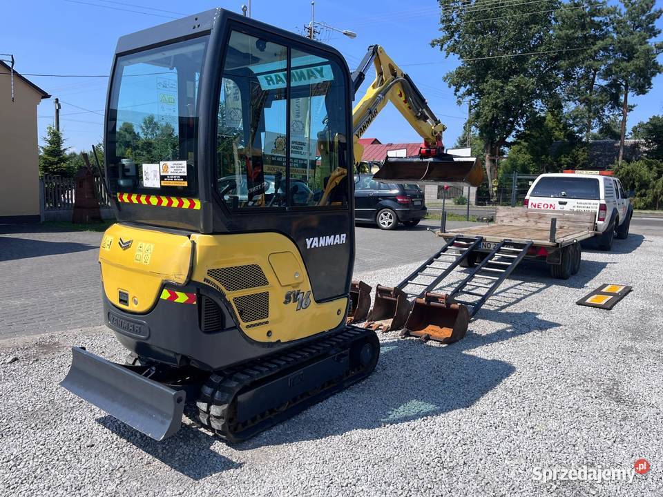 Mini koparka YANMAR SV16 z 2018r 4 łyżki Rok produkcji 2018 Złoczew