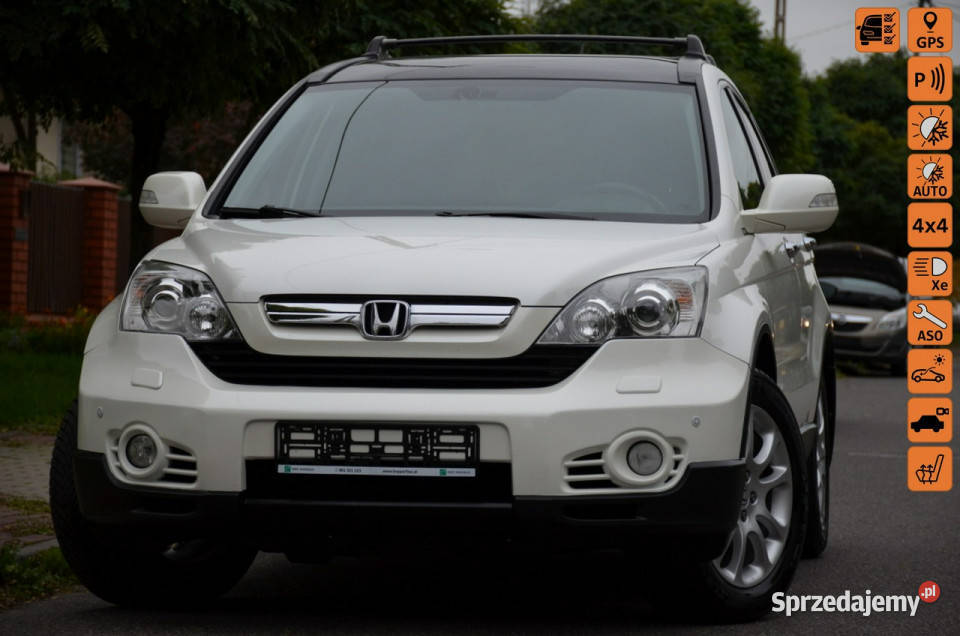 Honda CR-V Opłacona 2.0i 150KM Serwis Panorama Xenon Skóra Navi III (2006-…