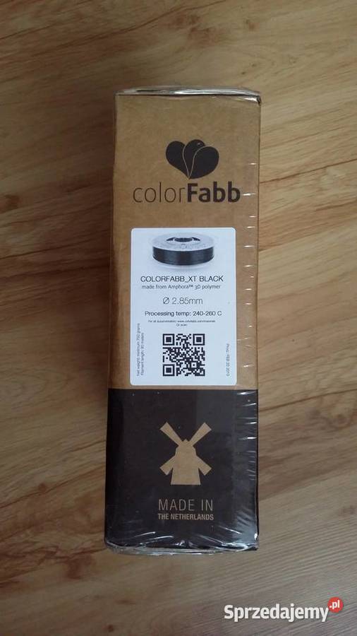 Filament do drukarki 3D czarny ColorFabb XT Ostrowiec Świętokrzyski