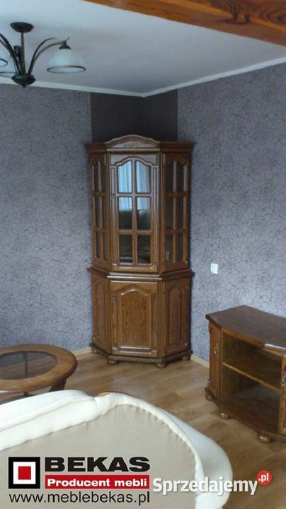 Stylowa Witryna Narożna Dąb Rustikalny Orzech 70cm Toruń