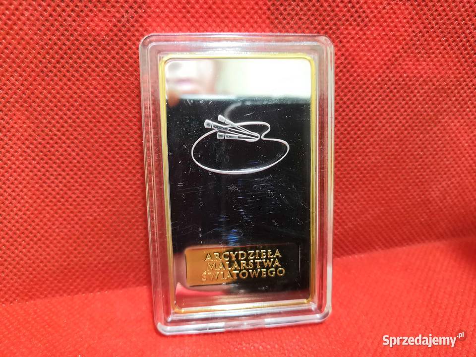 sztabka pozłacana Filatelistyka Bydgoszcz