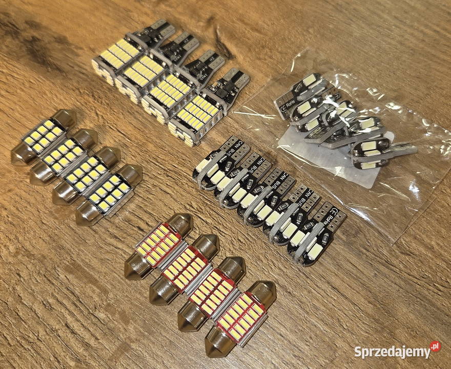 Żarówki oświetlenia wnętrza LED mocne białe