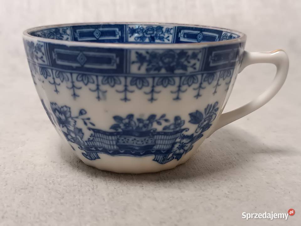 Porcelana Duet Blau Filiżanka Kobaltowy Wzór Dobrzany sprzedam
