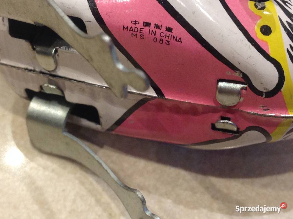 Zajączek Nakręcany Pisanka Metalowa Stary Nowa Sól