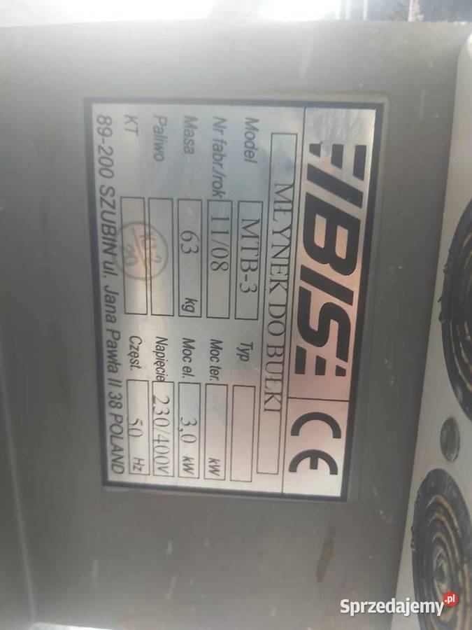 Młynek do bułki tartej IBIS przelotowy Gastronomia