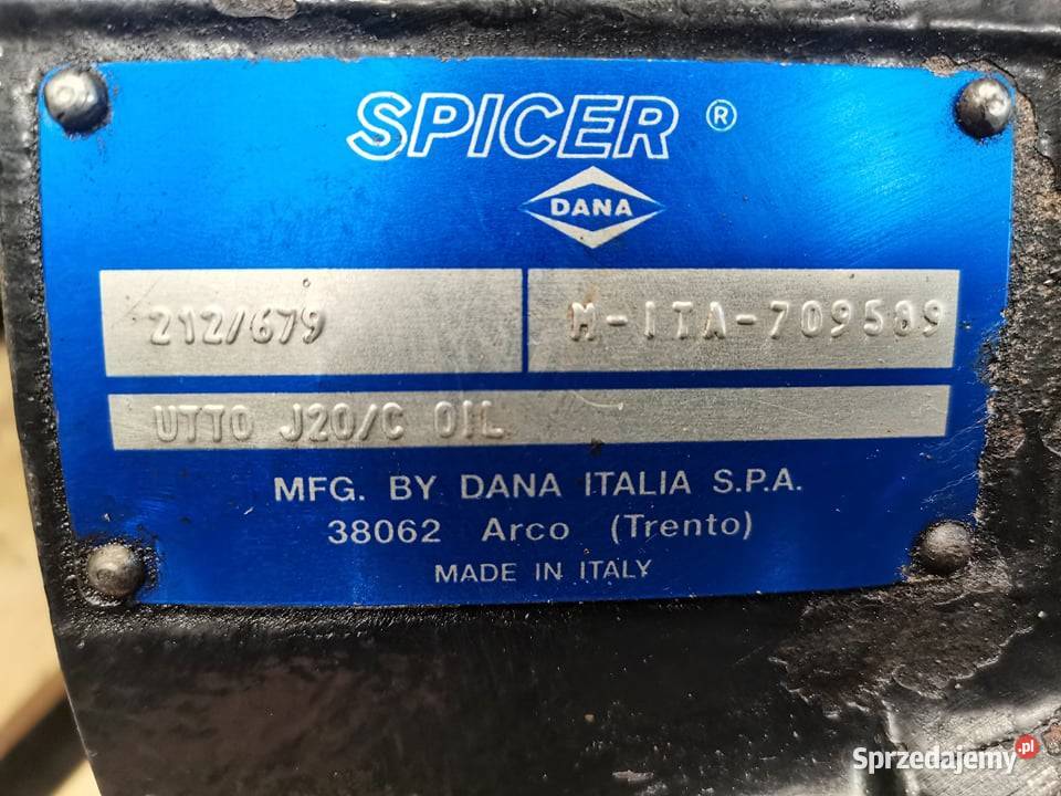 Obudowa ataku Holland LM 5040 Spicer tył