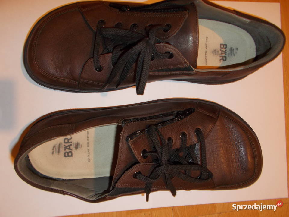 Buty męskie BR brązowe skóra r42 dłwkładki 271 Poznań