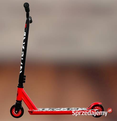 WYCZYNOWA HULAJNOGA Czerwono Czarna Stunt Pro warmińsko-mazurskie Ełk sprzedam