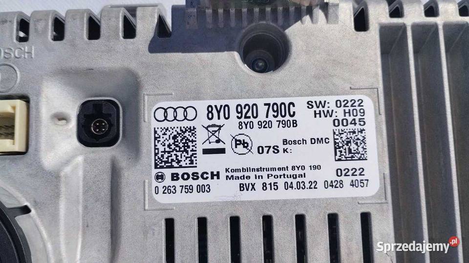 Licznik Zegary LCD Virtual Cockpit Audi A3 RS3 osobowe dolnośląskie