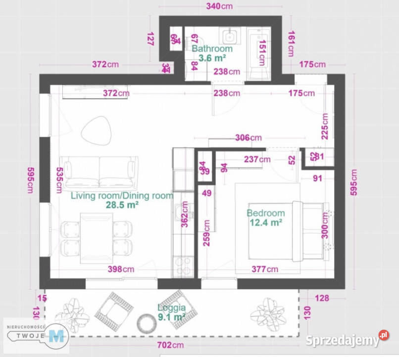sprzedaży mieszkania 413m2 2pokojowe Kielce