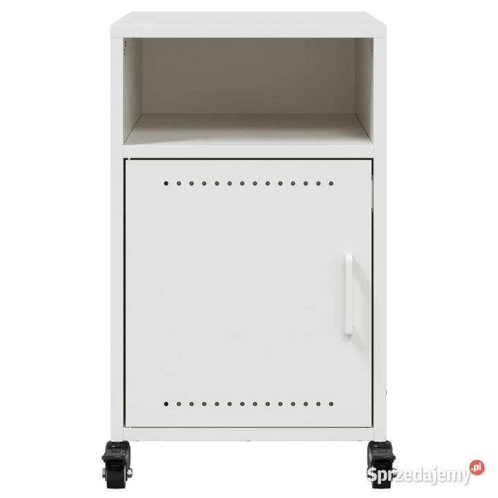 Szafki nocne 2 białe 36x39x59 stal WM846727 Warszawa