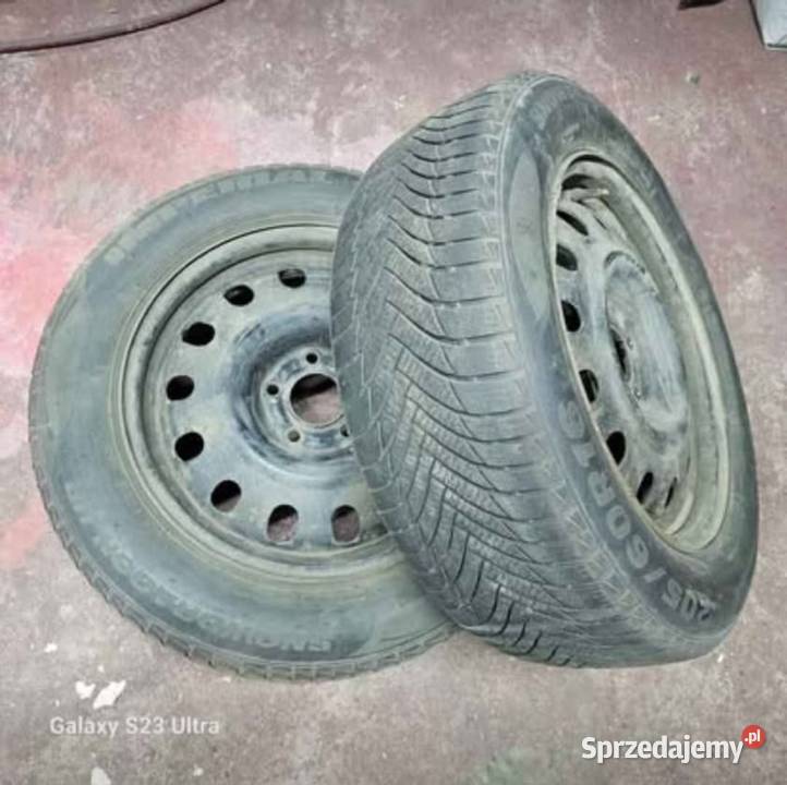 Koła zimowe Peugeot 612Jx16H2 5x108 opony 65mm Samochodowe mazowieckie Góra