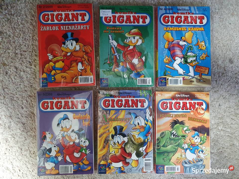 Komiks Gigant rocznik 2000 zestaw 11 tomów Gdynia