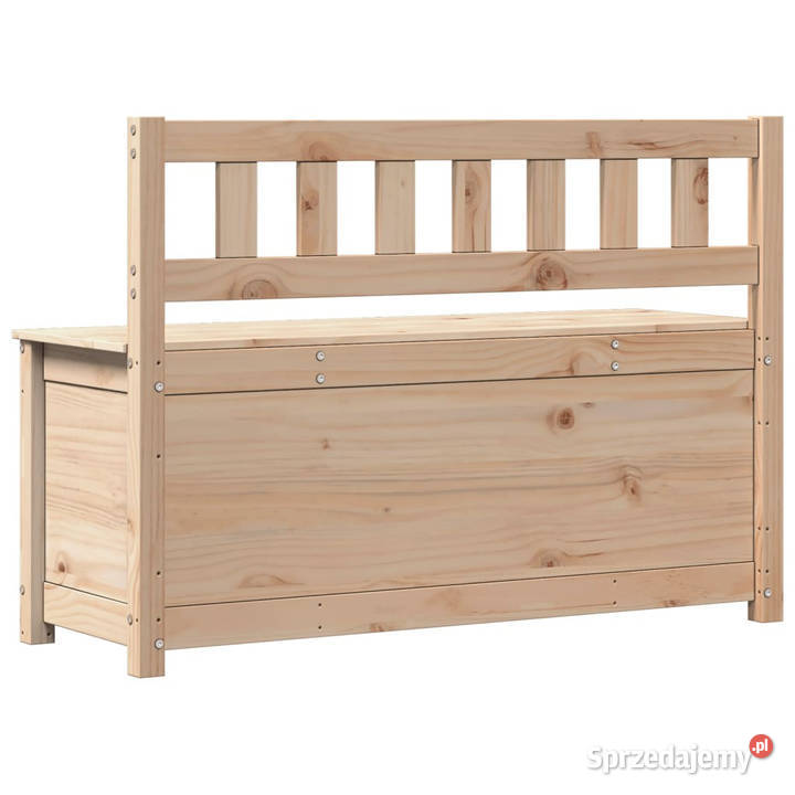 Ławka 110x41x765 lite drewno sosnowe WM823554