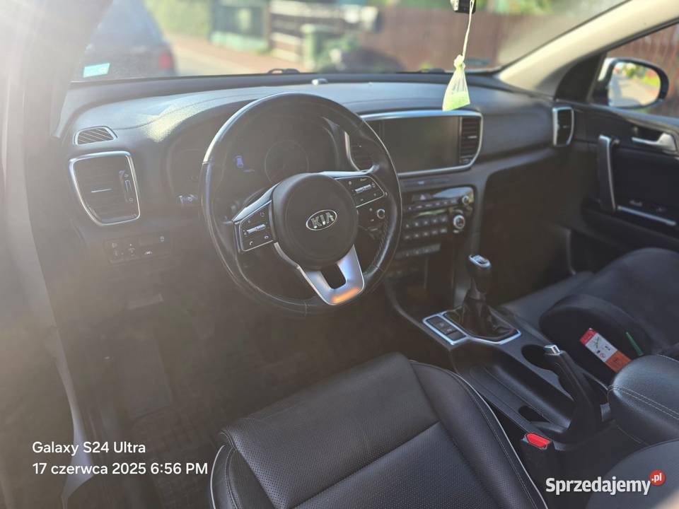 Samochód Kia Sportage Buisness Line 16 2019r lakier metallic podlaskie Czarna Białostocka