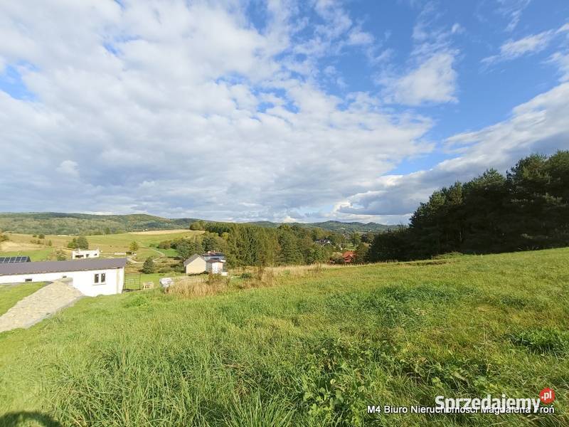 Słoneczna widokowa działka w Jasienicy Rosielnej Jasienica Rosielna