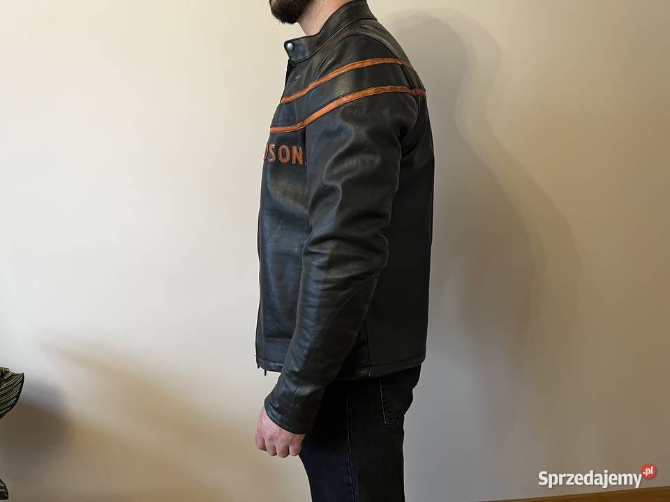 Kurtka skórzana HarleyDavidson Double Ton Slim Kurtki i płaszcze Gniewczyna Tryniecka sprzedam