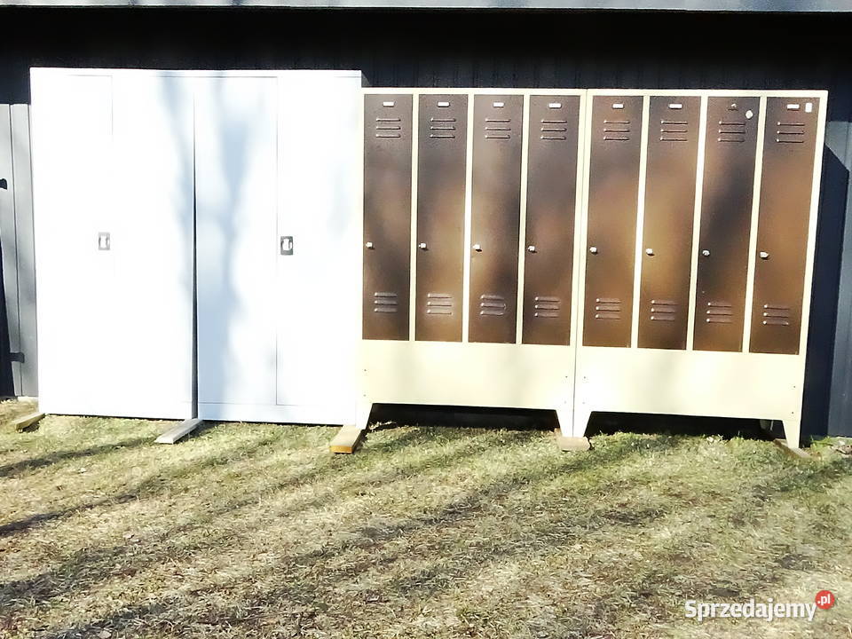 Szafa Metalowa z półkami na nogach 190x120x50