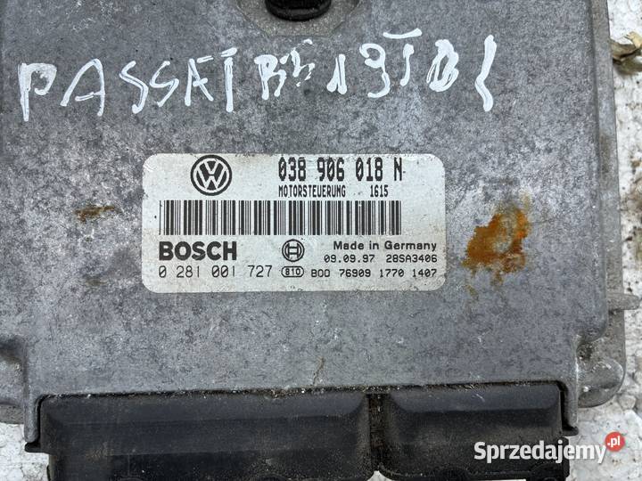 Komputer Sterownik Silnika Volkswagen Passat B5 Wisznice