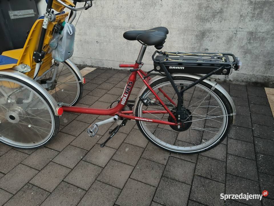 Rower z wózkiem inwalidzkim riksza okazja opolskie Karłowice