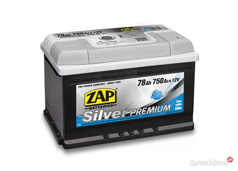 Akumulator Zap Silver Premium 78Ah 750A Toruń