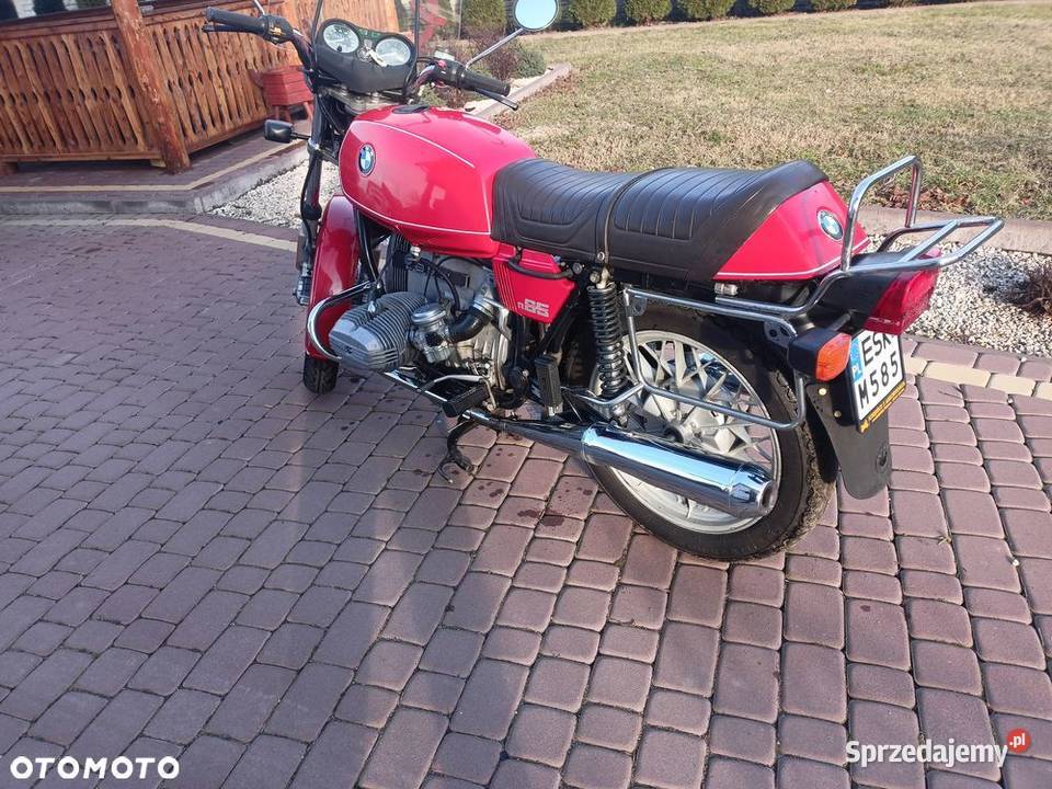 BMW r65 czerwony łódzkie Chlebów