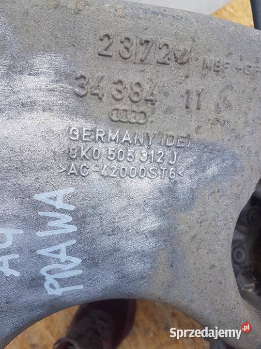 ZWROTNICA PRAWY TYŁ AUDI A4 B8 A5 8K0505312J osobowe śląskie Przystajń
