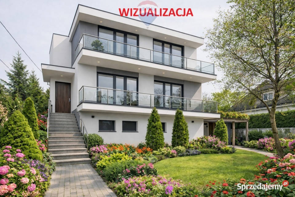 Dom wolnostojący z ogrodem i kominkiem Wawer mieszkalny mazowieckie Warszawa