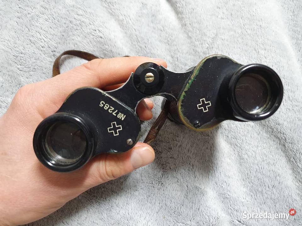 Lornetka Szwajcarska powojenna z opakowaniem