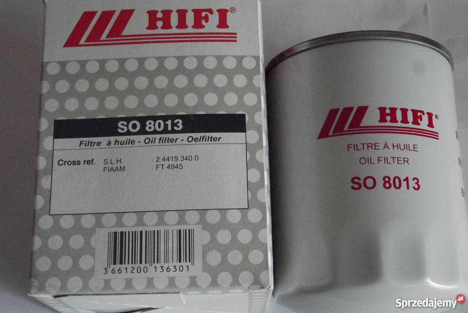 Filtr oleju SO 8013 SAME LAMBORGHINI HUMERLIMANN