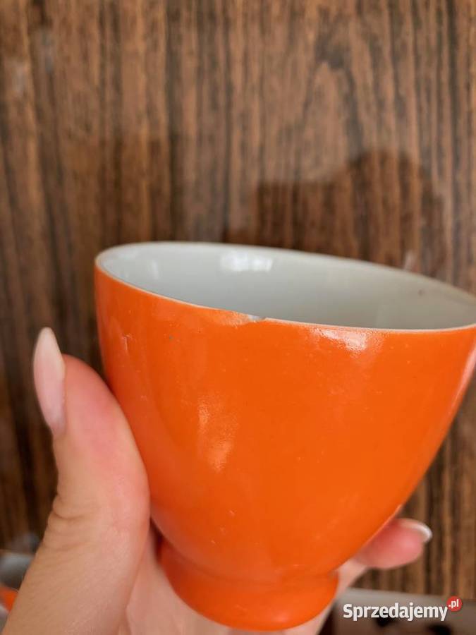 Kompletny serwis kawowy Feston Ćmielów porcelana