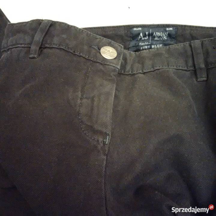 Spodnie Armani Jeans rozmiar 40 czarne Odzież damska sprzedam