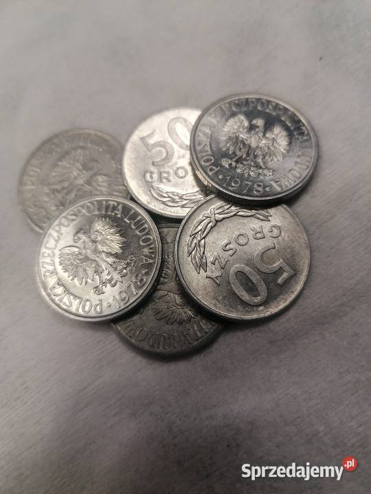 50 gr PRL w 1978 roku Mennica Warszawska Lublin sprzedam