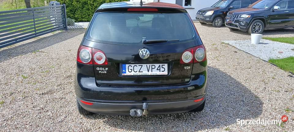 VW golf plus 1.9 TDI 105km, bez DPF.