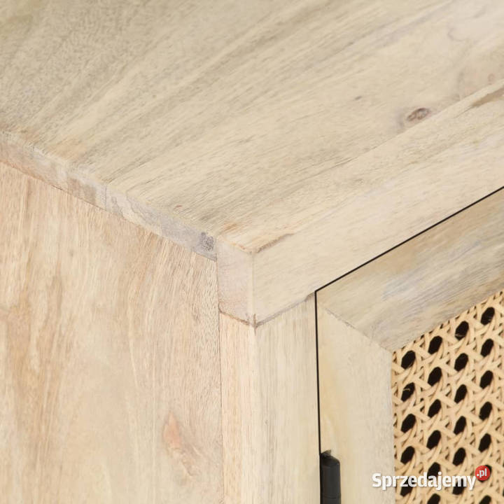 Szafka nocna 40x30x50 drewno mango i naturalna Warszawa