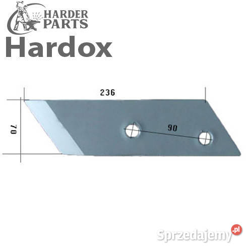 Dłuto 100hektarów HARDOX 415300L części do pługa