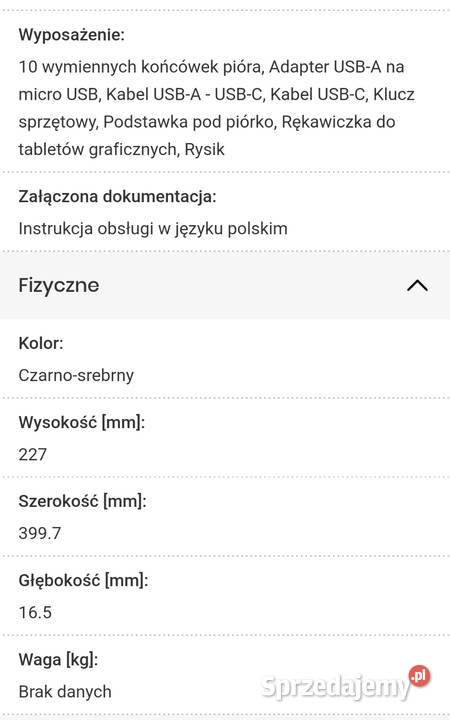 Tablet graficzny XPPEN Deco Pro MW nowy Wrocław