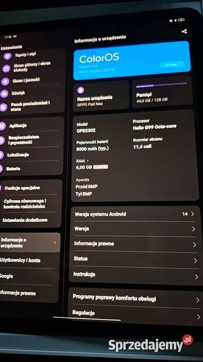 Tablet oppo pad neo Pozostałe Sieraków Śląski