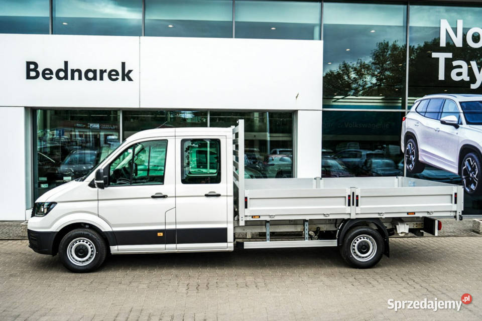 Volkswagen Crafter Skrzyniowy Doka z podwójną możliwa zamiana Łódź
