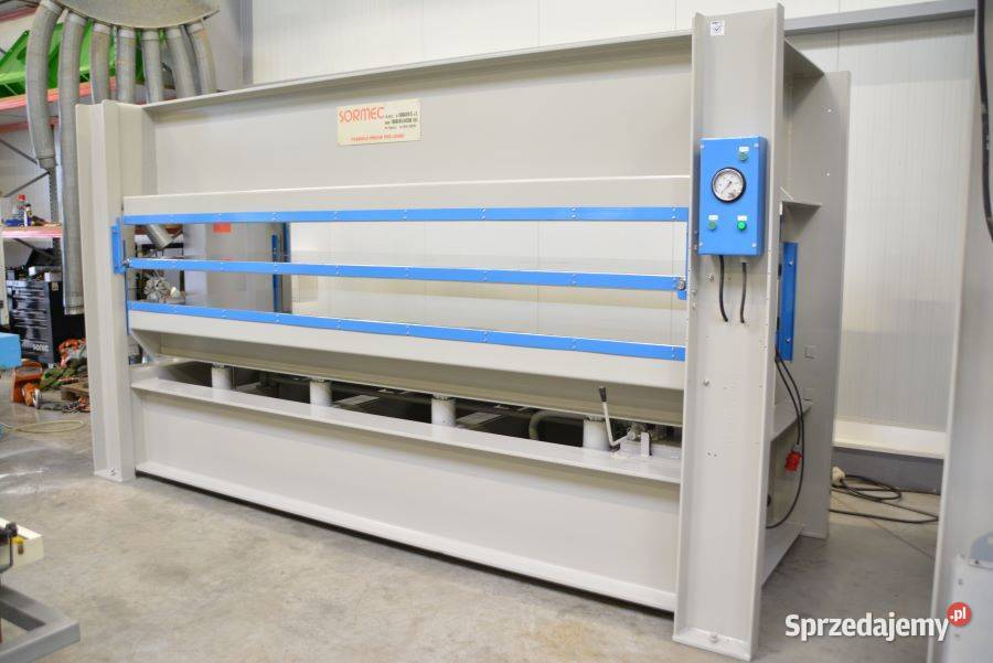 PRASA DO FORNIROWANIA SORMEC 35M X 13M 2 półki 8 Produkcja małopolskie Biertowice