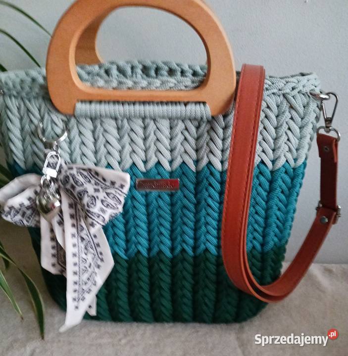 Torebkakoszyk w barwnej zieleni 25cm Janowo sprzedam
